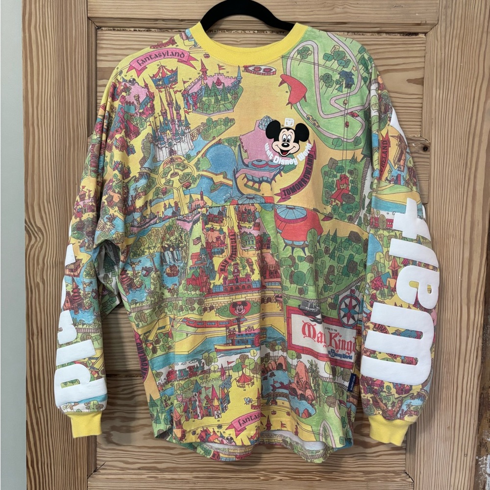 Disney Vault Collection 50th anniversary Disney world map Spirit Jersey